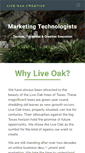 Mobile Screenshot of liveoakcreative.com